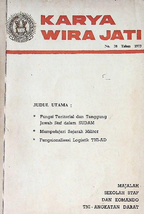 Karya Wira Jati No 38 Tahun 1973